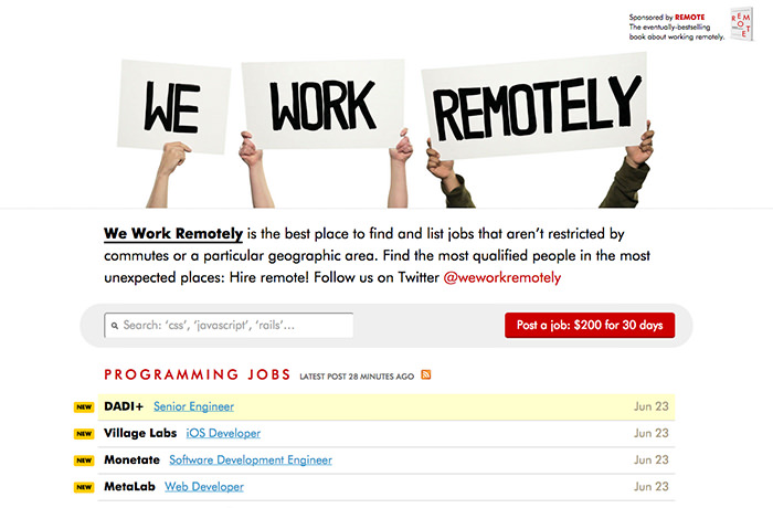 We Work Remotely