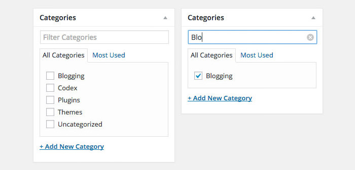 Filtering out WordPress category