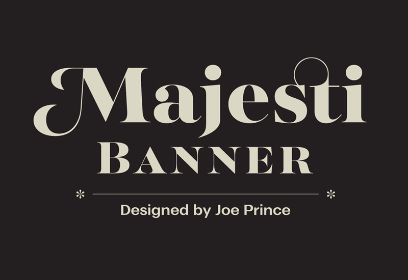 Majesti Banner: Beautiful and Stylish Typeface