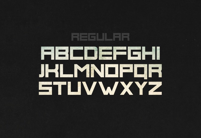 Phage: A Futuristic Sharp Font