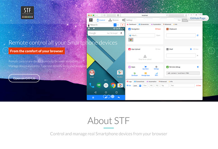 Open STF Homepage