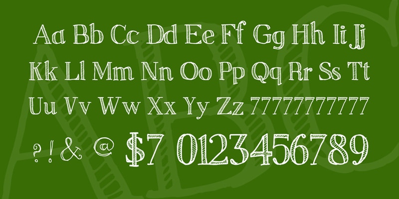 sketch serif