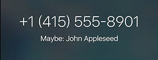 know who call you