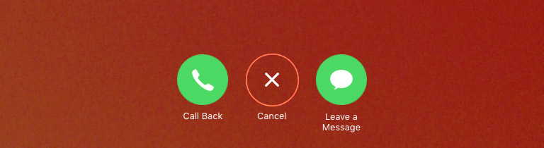 facetime leave a message