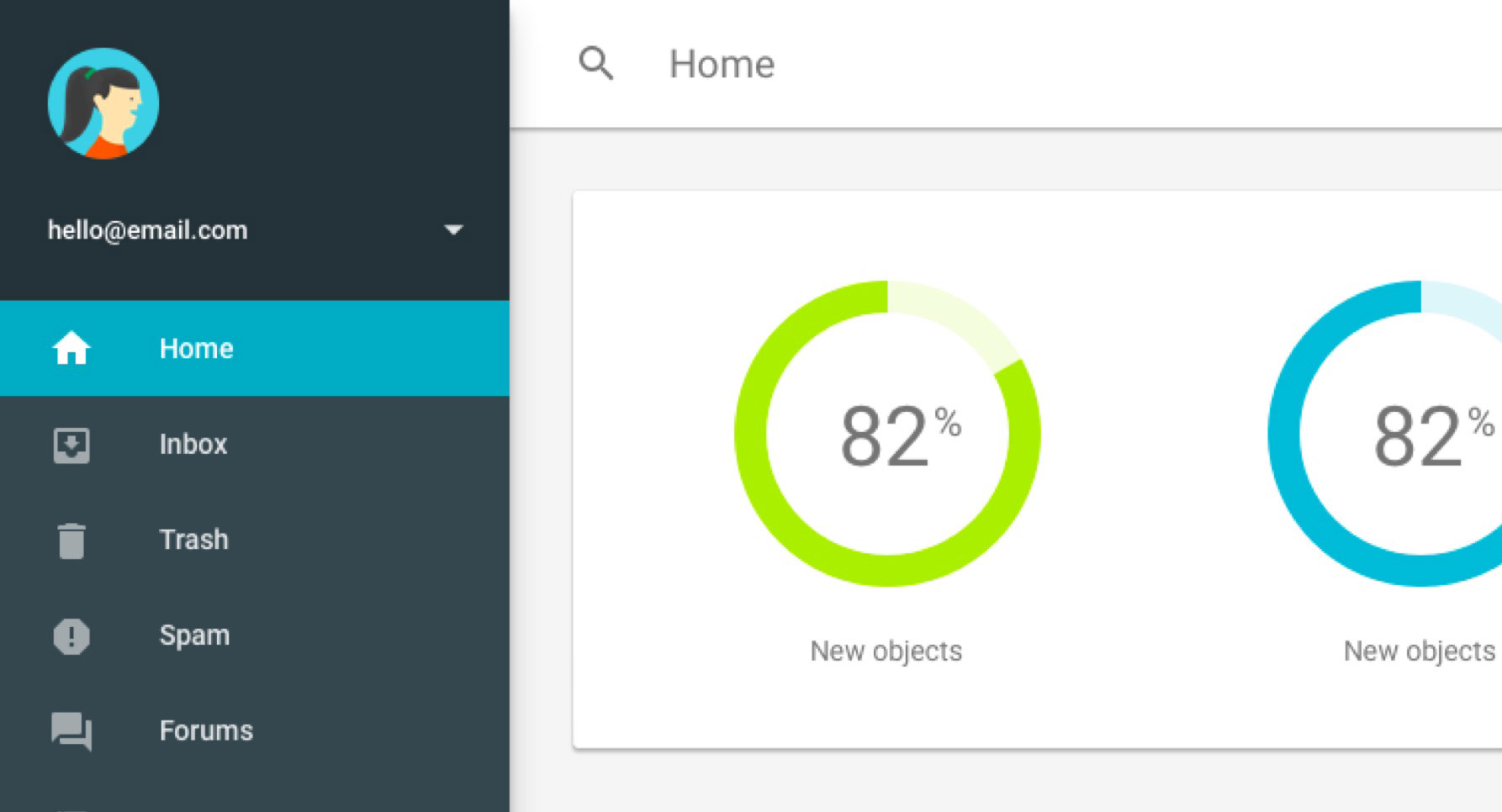 Web UI Kit Material Design Lite