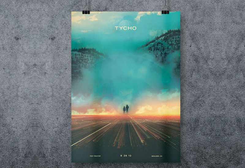 Free 3 Frame Styles A4 Poster PSD Mockup