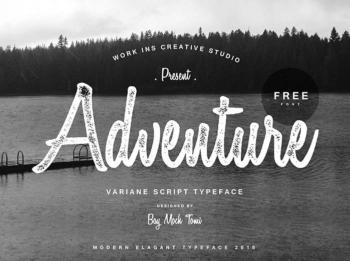 Variane Script: Handwritten Curl-tailed Cursive Font