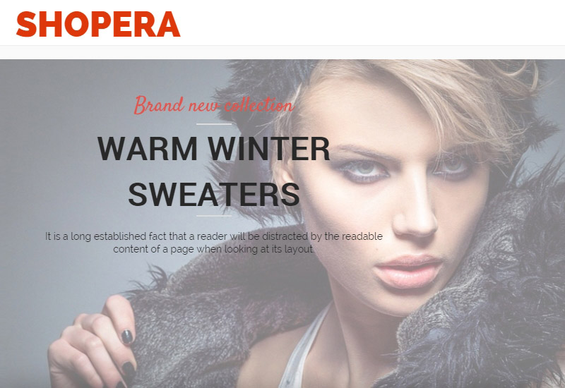Shopera: Free WooCommerce WordPress Theme