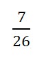 MathML mfrac element example