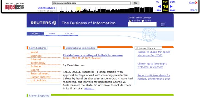 Reuters From 2000