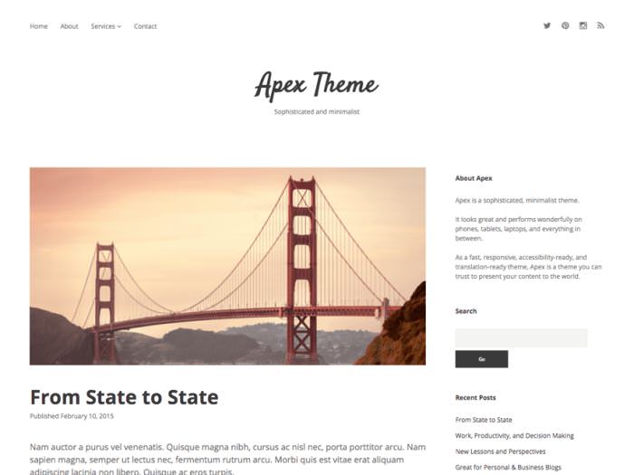 Apex WordPress Theme