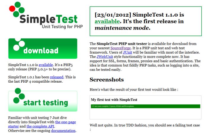 SimpleTest