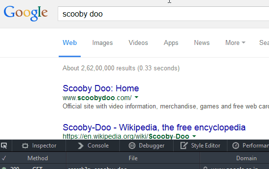 Firefox tool - preview response