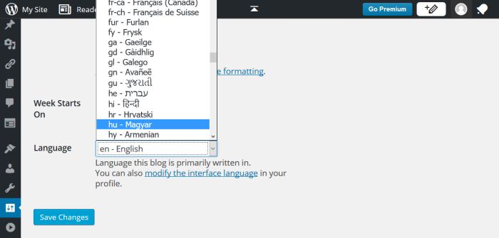 Translation Options in WordPress Core