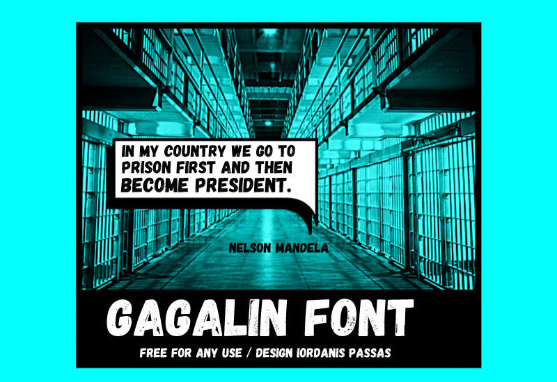 Gagalin: Comic-like Uppercase Font