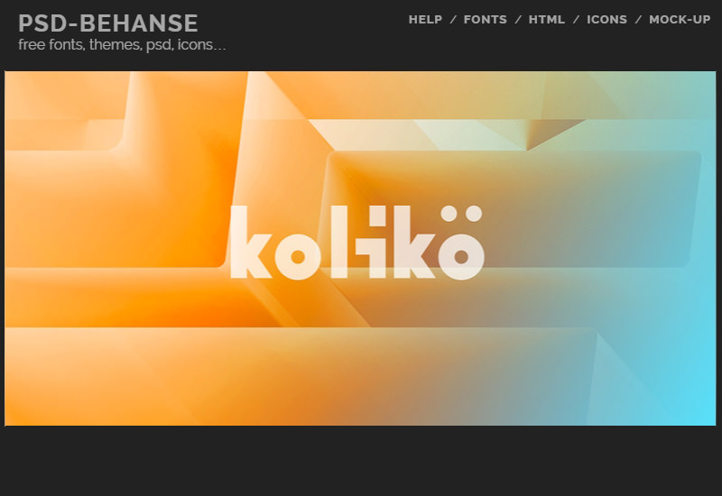 Kolikö: Multi-weight Typefont