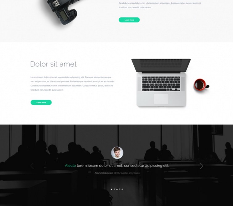 Alecto: Business PSD Web Template