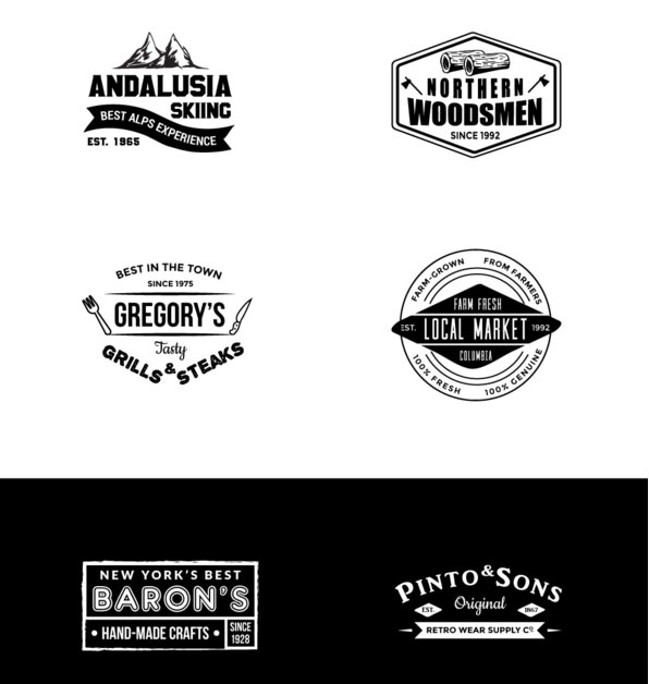 Free Vintage Logo Templates