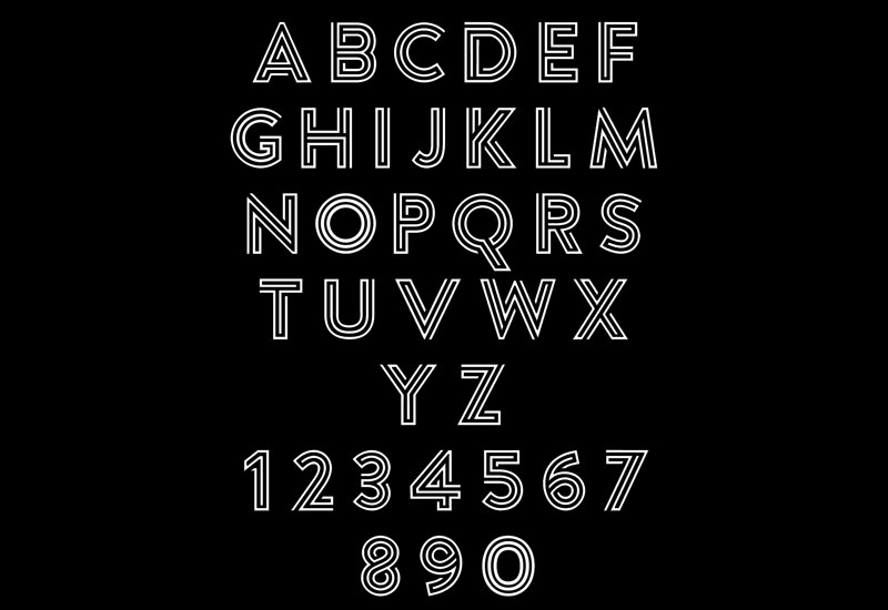 Argon: Uppercase Display Typeface