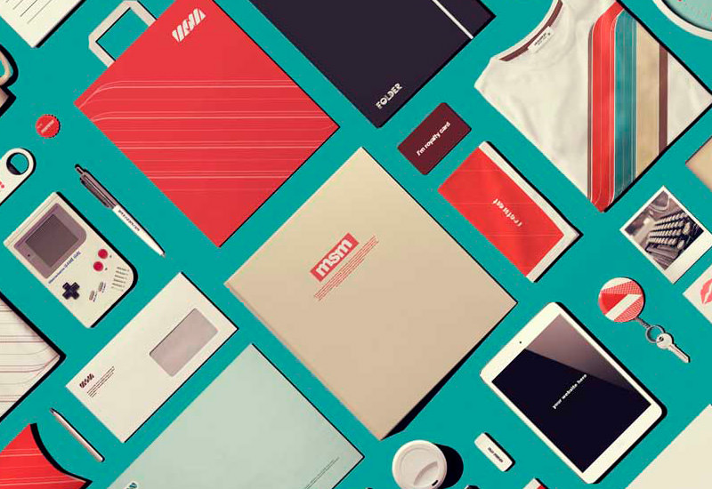 Retro Stationery Mock-up on Behance