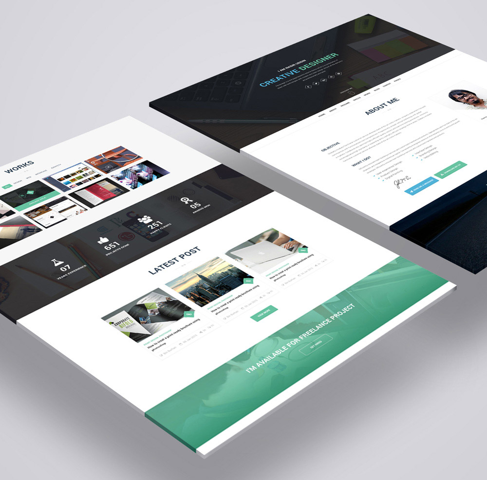 I-AM-X: Web Curriculum Vitae Template