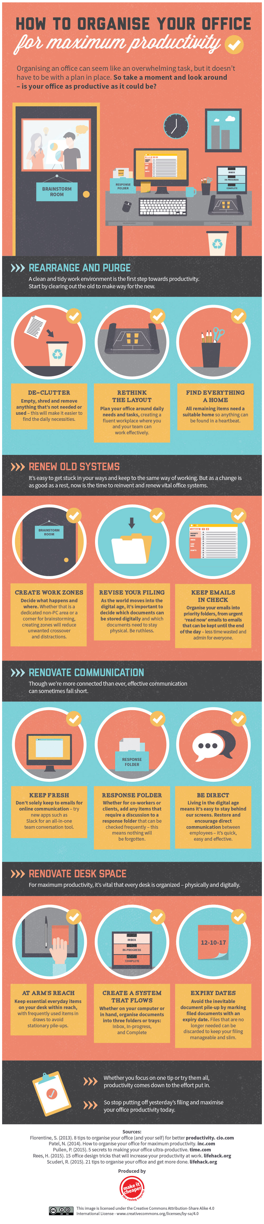 organize office for max productivity