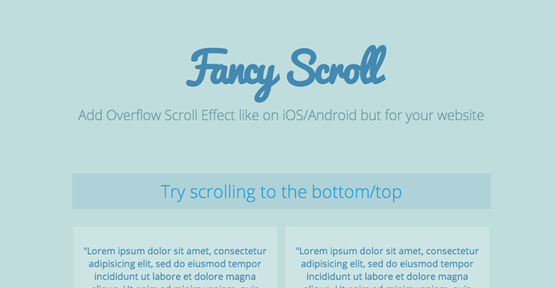 fancy scroll