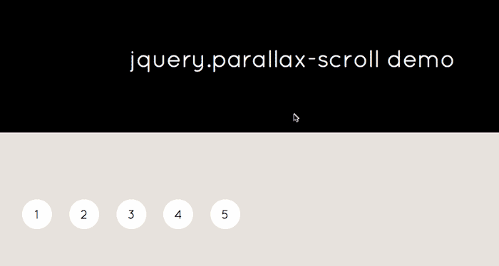 jquery parallax scroll