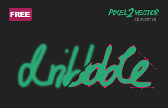 pixel to vector convert action
