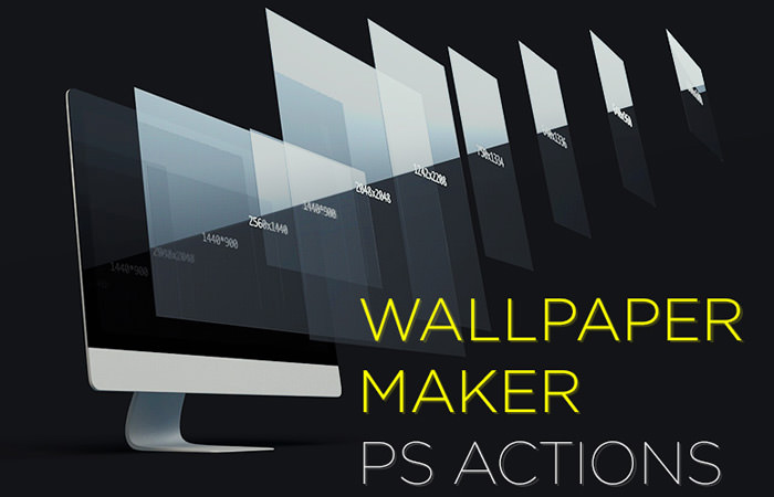 photoshop action wallpaper maker