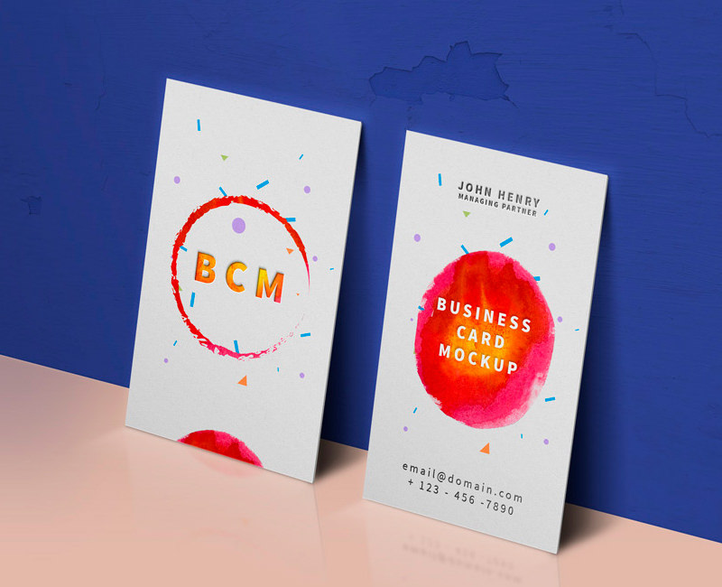 Standing Business Cards