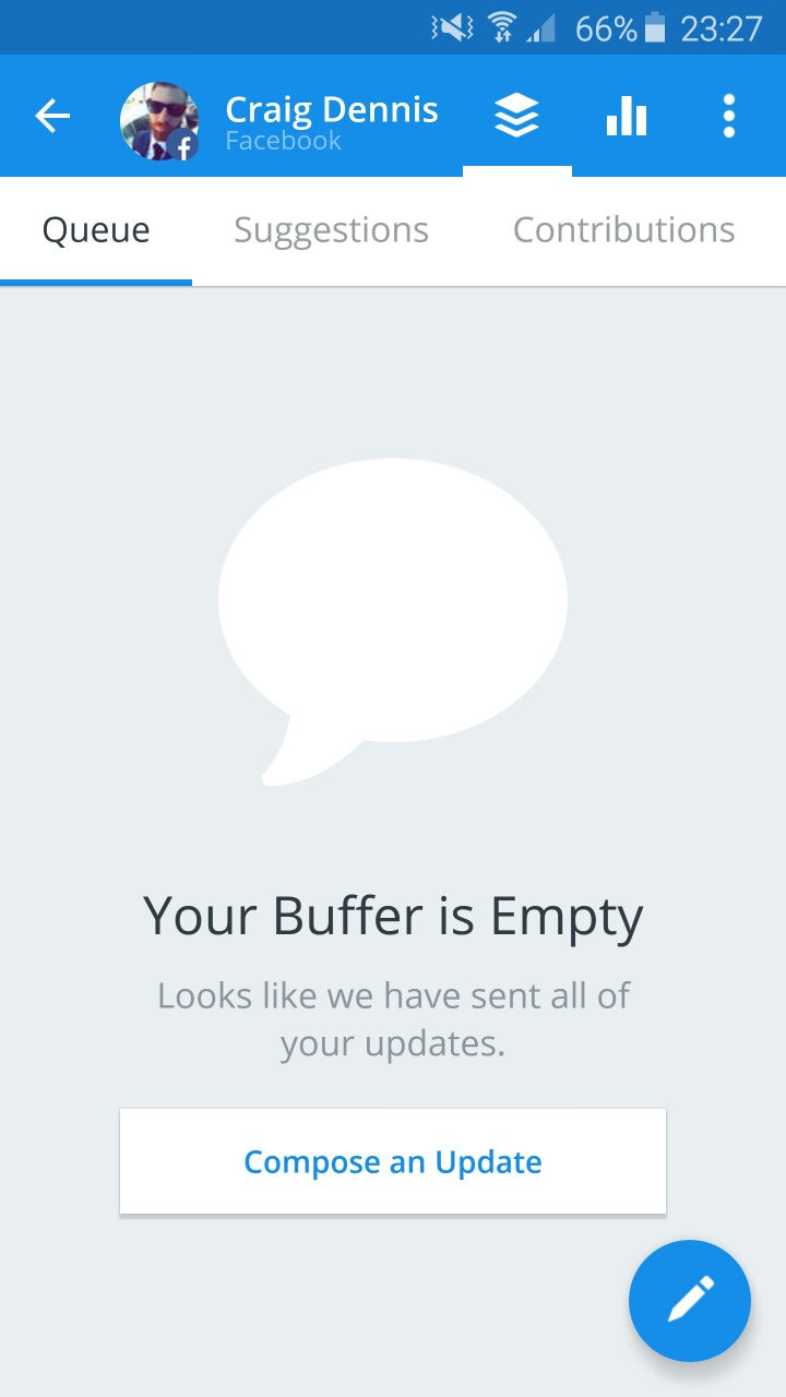 buffer empty app