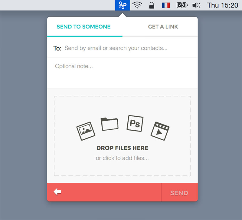 mac app infinit screen