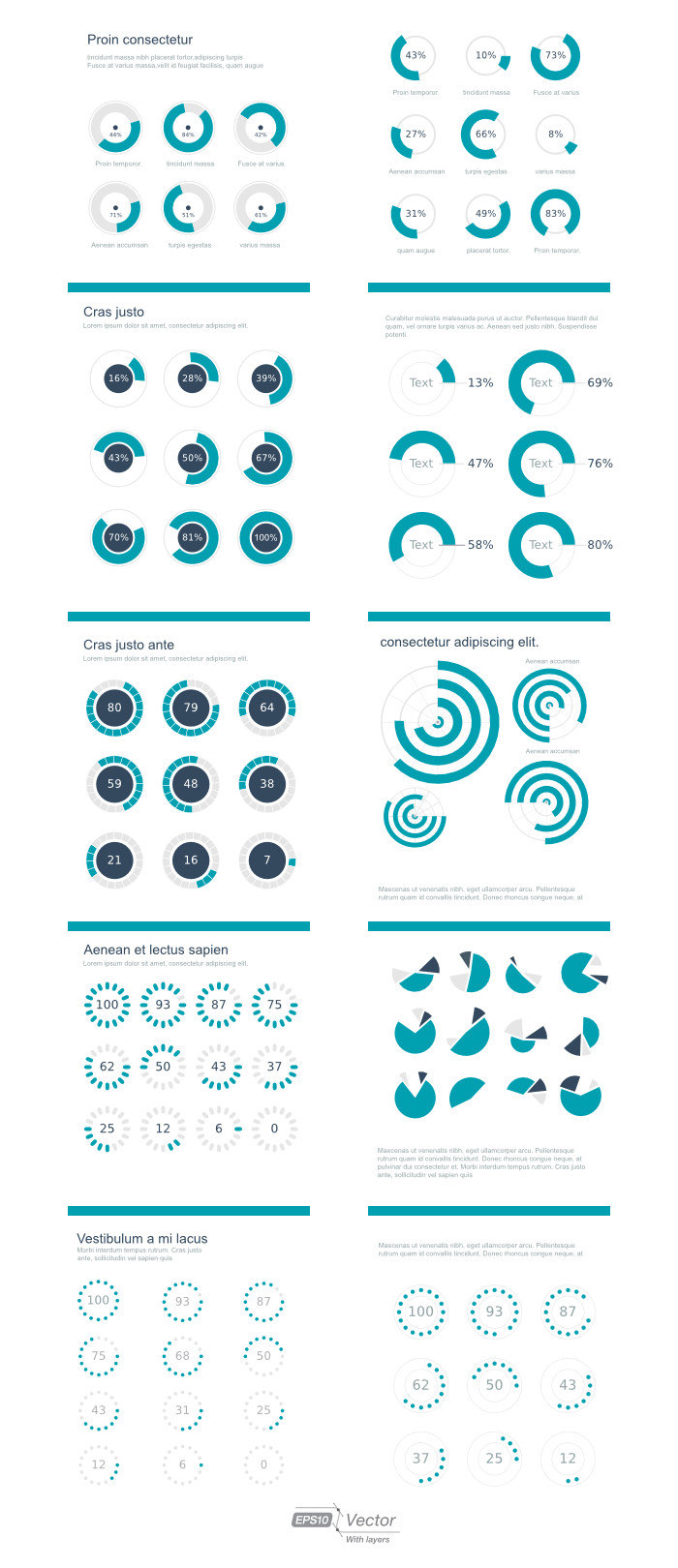 vector-pie-charts