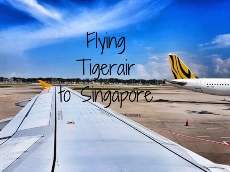 Flying Tigerair to Singapore