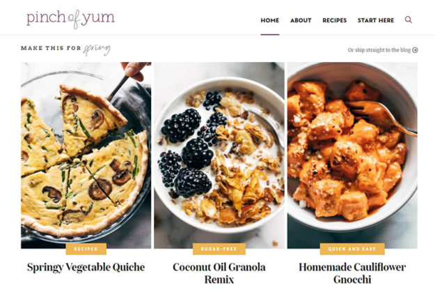 10+ Top Food Blog Examples With Elegant Designs That Leave Us Hungry For More