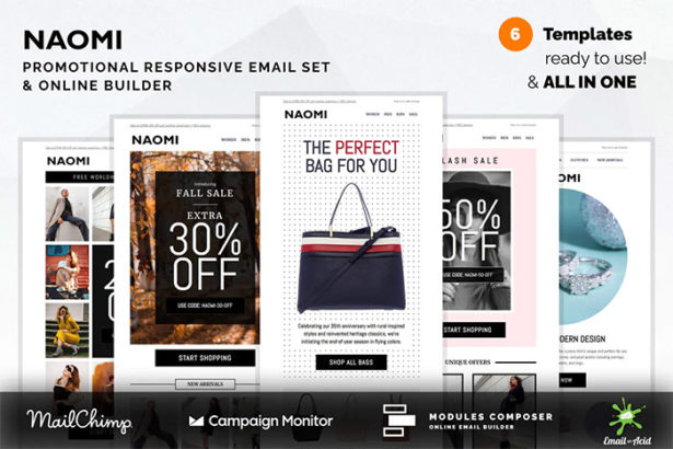 30+ Beautiful New Responsive Email Newsletter Templates