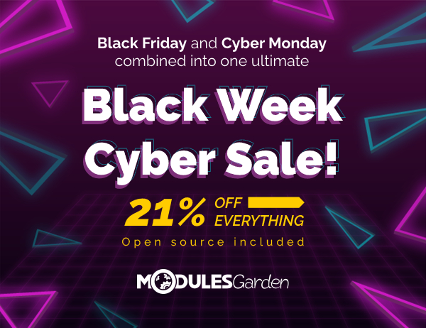 Join the Black Week Cyber Sale bonanza!