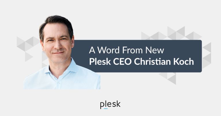 A Word From Plesk’s New CEO, Christian Koch