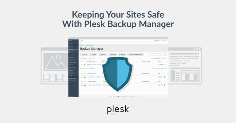 You Are Always Safe When You Have an Up-To-Date Plesk Backup