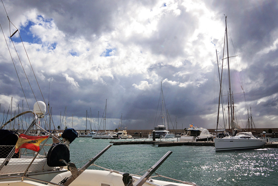 storm over Marina Rubicon