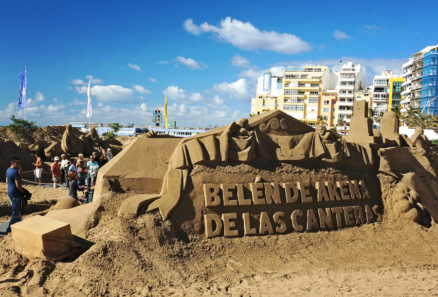 Sand Sculptures, Playa Canteras