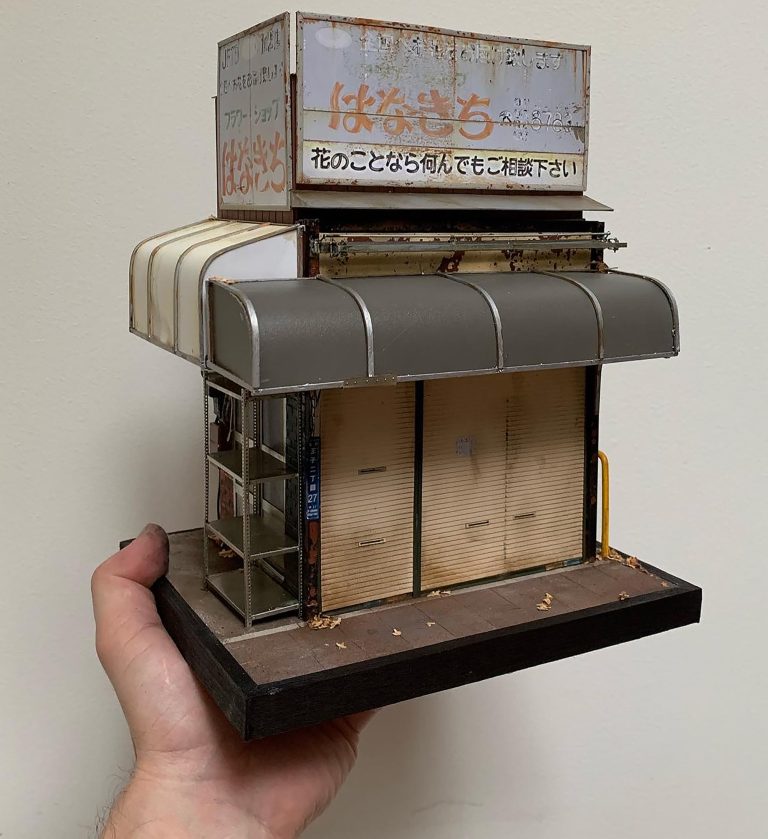 Elaborately Constructed Shops and Homes Translate Tokyo’s Distinct Architecture into Miniature Models