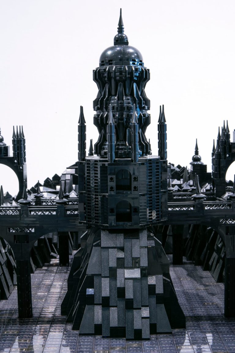 More Than 500,000 Black LEGO Structure Ekow Nimako’s Vast Afrofuturistic Cityscapes