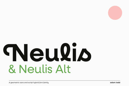 Neulis: A Modern & Clean Font Design - $15The Neulis design...
