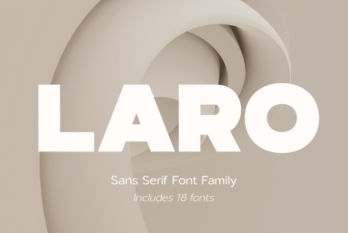 Three Amazing Fonts Under $10!Laro Sans Serif Font Family...