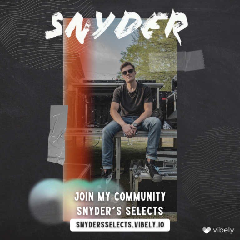 DJ Snyder Announces ‘Snyder’s Selects’ on Vibely