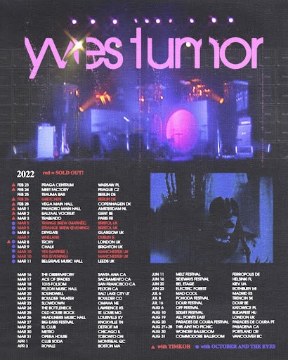 Yves Tumor: 2022 Tour Dates