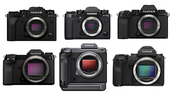 Firmware updates for six Fujifilm cameras